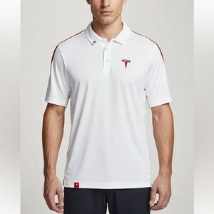 Tesla Auto Men’s Official Performance Polo Shirt - Size Small